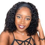 perruque bandeau cheveux afro noirs